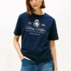 Embroidered Script Crest Logo T-Shirt Embroidered Script Crest Logo T-Shirt