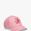 Embroidered Script Monogram Baseball Cap Embroidered Script Monogram Baseball Cap