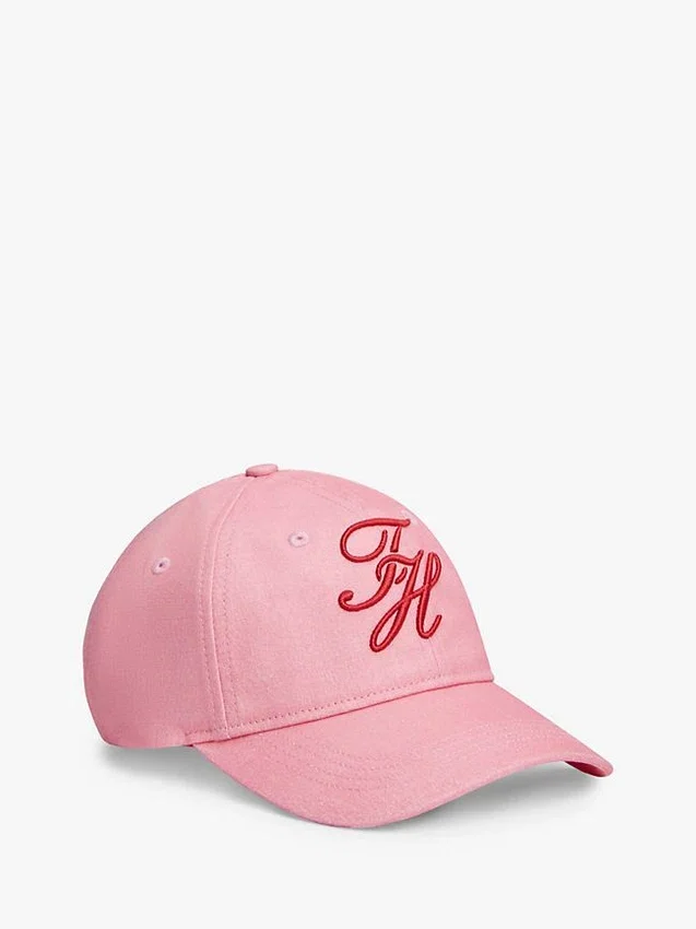 Embroidered Script Monogram Baseball Cap Embroidered Script Monogram Baseball Cap