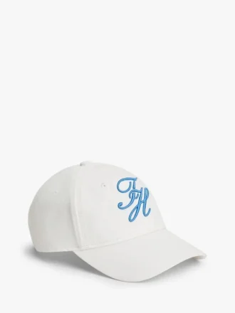 Embroidered Script Monogram Baseball Cap