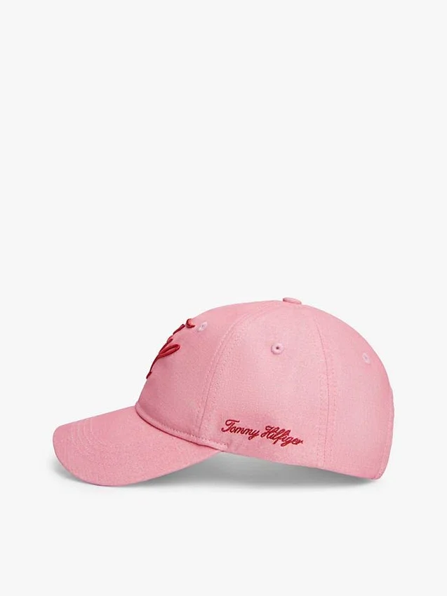 Embroidered Script Monogram Baseball Cap Embroidered Script Monogram Baseball Cap
