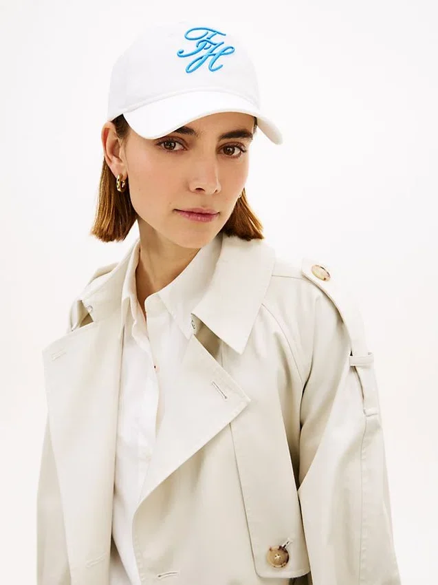 Embroidered Script Monogram Baseball Cap Embroidered Script Monogram Baseball Cap