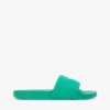 Embroidered Script Monogram Pool Slide