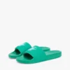 Embroidered Script Monogram Pool Slide