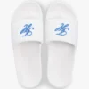 Embroidered Script Monogram Pool Slide