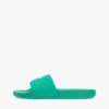 Embroidered Script Monogram Pool Slide