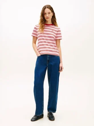 Embroidered Script Monogram T-Shirt