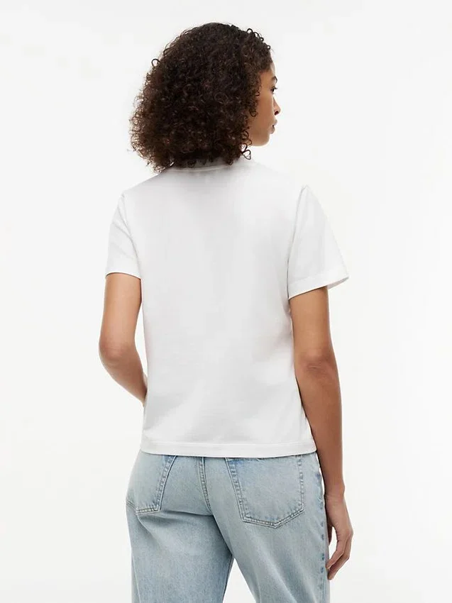 Embroidered Script Monogram T-Shirt Embroidered Script Monogram T-Shirt