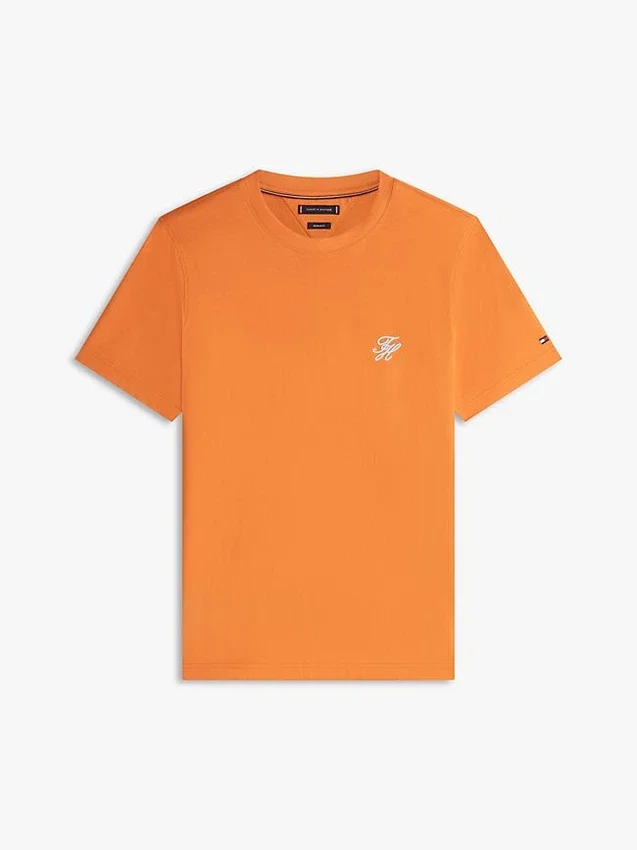 Embroidered Script Monogram T-Shirt Embroidered Script Monogram T-Shirt