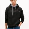 Embroidered Tommy Logo Hoodie