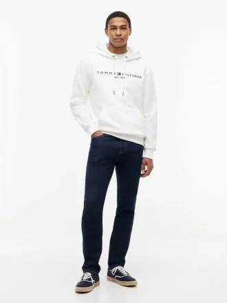 Embroidered Tommy Logo Hoodie