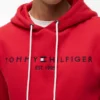 Embroidered Tommy Logo Hoodie