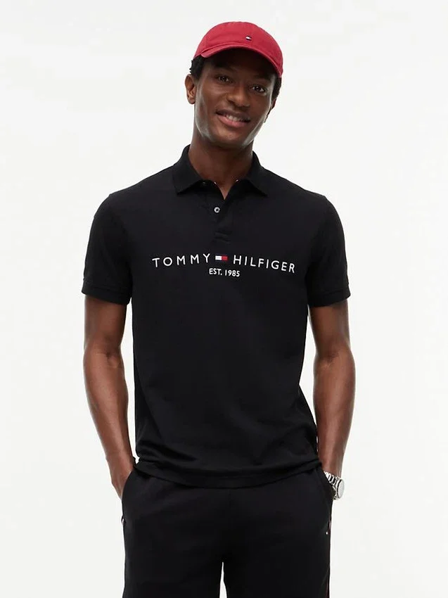 Embroidered Tommy Logo Polo Embroidered Tommy Logo Polo