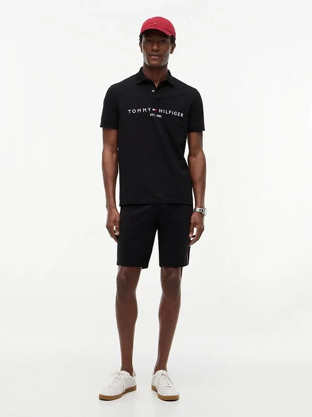 Embroidered Tommy Logo Polo Embroidered Tommy Logo Polo