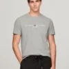 Embroidered Tommy Logo Slim Fit T-Shirt