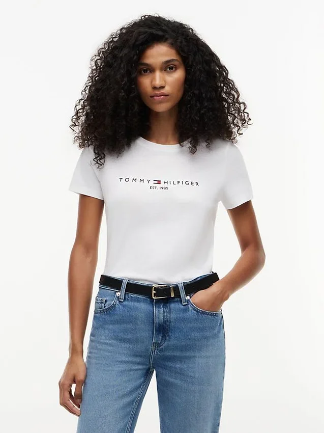 Embroidered Tommy Logo T-Shirt Embroidered Tommy Logo T-Shirt
