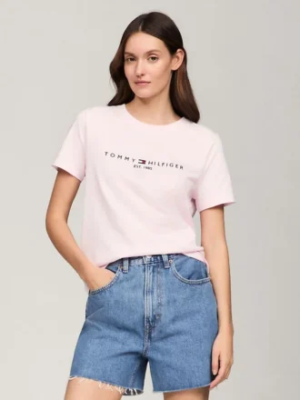 Embroidered Tommy Logo T-Shirt