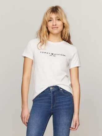 Embroidered Tommy Logo T-Shirt