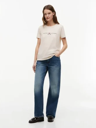 Embroidered Tommy Logo T-Shirt