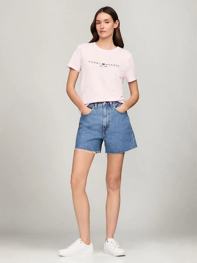 Embroidered Tommy Logo T-Shirt Embroidered Tommy Logo T-Shirt