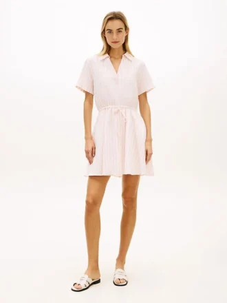 Essential Striped Linen-Blend Dress Essential Striped Linen-Blend Dress
