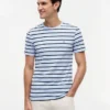 Extra Slim Stripe Stretch-Cotton T-Shirt