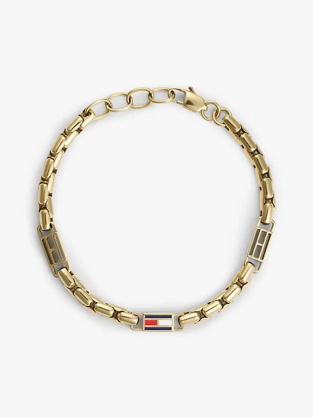 Flag Chain Link Bracelet Flag Chain Link Bracelet