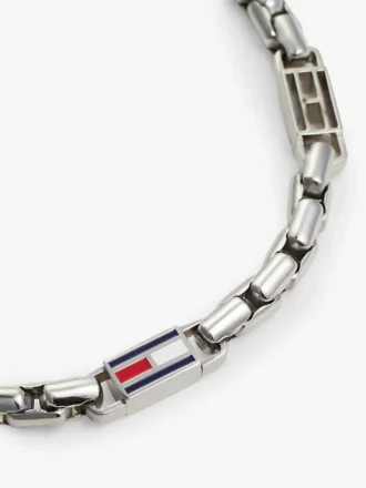 Flag Chain Link Bracelet
