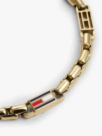 Flag Chain Link Bracelet