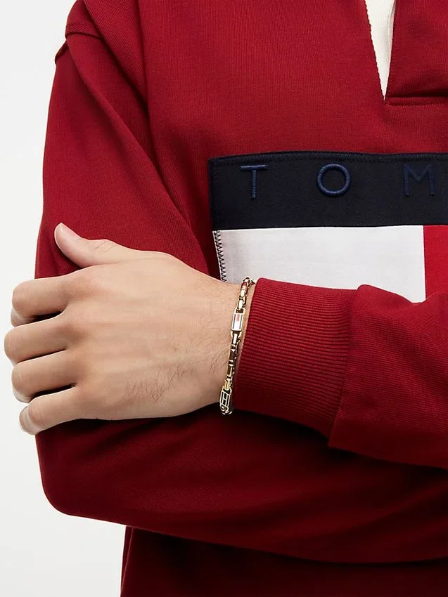 Flag Chain Link Bracelet Flag Chain Link Bracelet