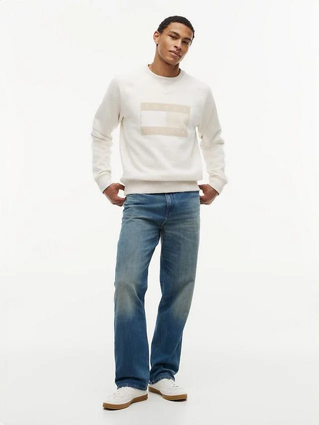 Flag Logo Brushed-Back Raglan Sweatshirt Flag Logo Brushed-Back Raglan Sweatshirt