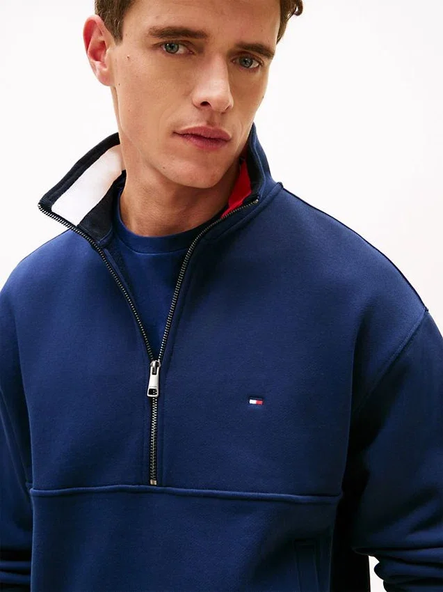 Flag Logo Quarter-Zip Sweatshirt Flag Logo Quarter-Zip Sweatshirt