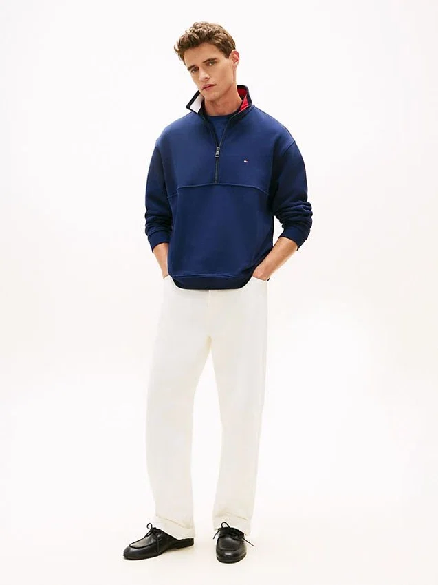 Flag Logo Quarter-Zip Sweatshirt Flag Logo Quarter-Zip Sweatshirt