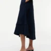 Flag Logo Trim Midi Skirt Flag Logo Trim Midi Skirt