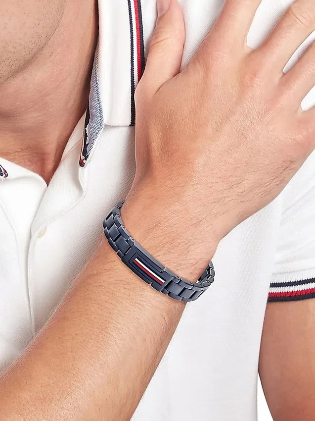 Flag Stripe Stainless Steel Bracelet Flag Stripe Stainless Steel Bracelet