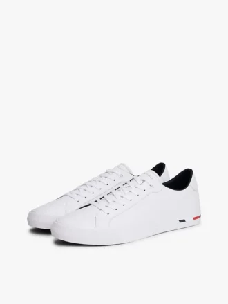 Flag Stripe Vulcanized Leather Sneaker