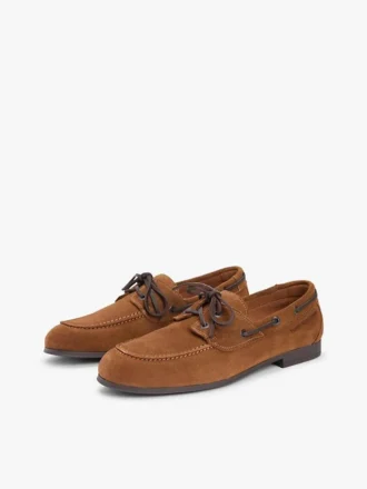 Flexible Suede Boat Shoe