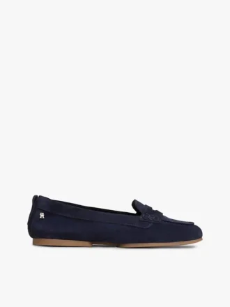 Flexible Suede Penny Loafer
