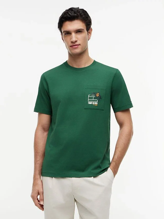 Floral Flag Logo Pocket T-Shirt Floral Flag Logo Pocket T-Shirt