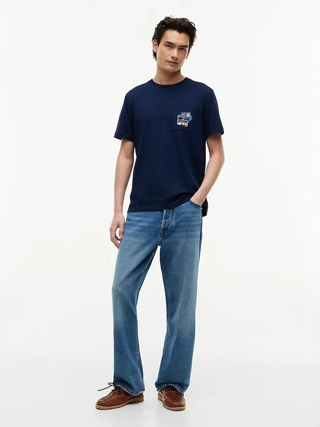 Floral Flag Logo Pocket T-Shirt Floral Flag Logo Pocket T-Shirt