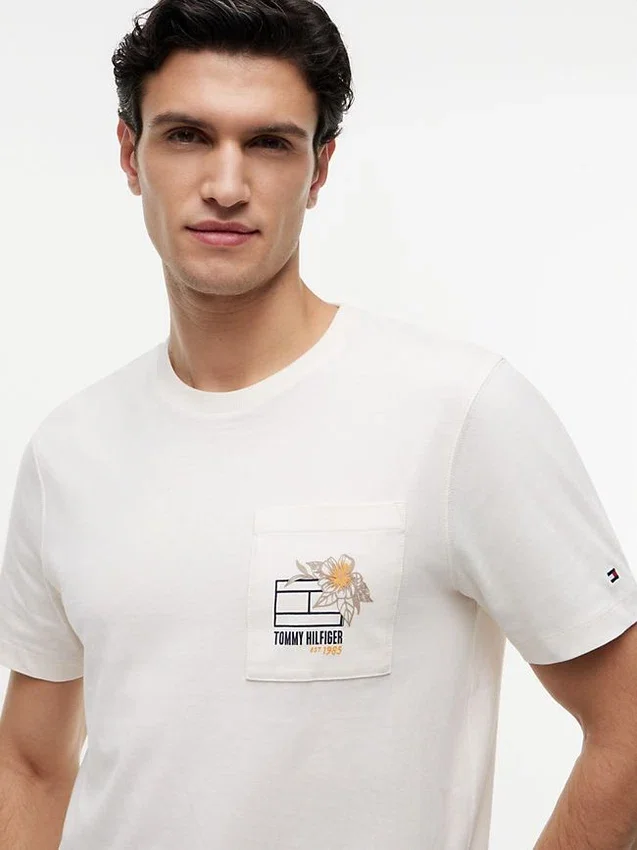 Floral Flag Logo Pocket T-Shirt Floral Flag Logo Pocket T-Shirt
