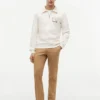Floral Logo Quarter-Zip Polo Sweatshirt