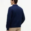 Floral Logo Quarter-Zip Polo Sweatshirt