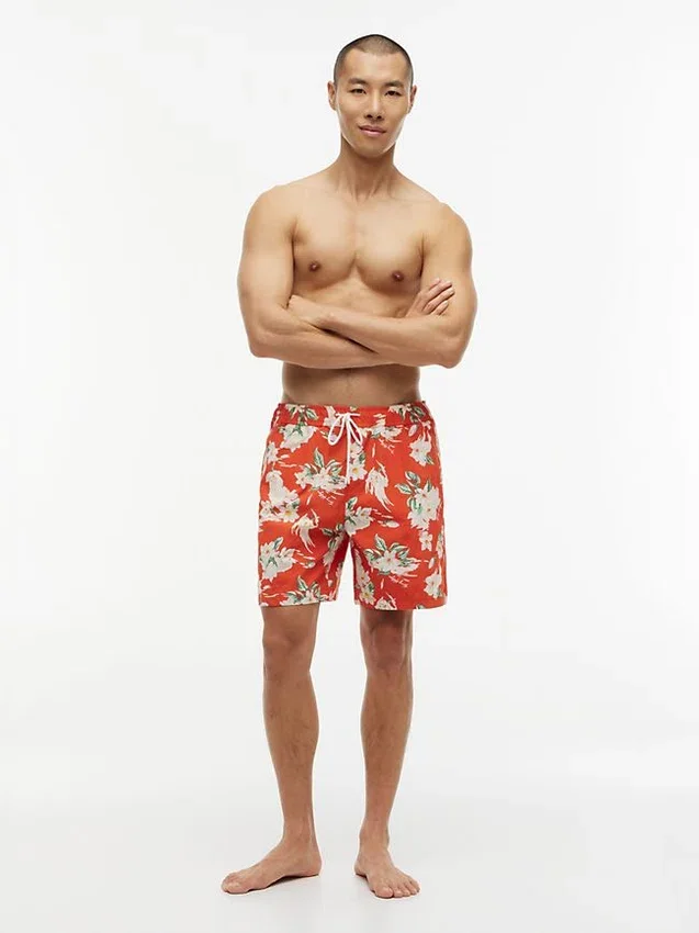 Floral Print 7″ Swim Trunk Floral Print 7″ Swim Trunk