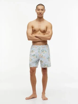 Floral Print 7″ Swim Trunk