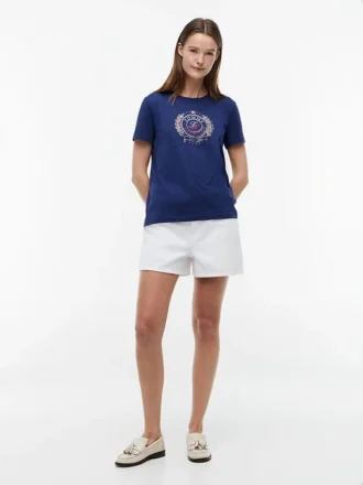 Foiled Laurel Leaf Logo T-Shirt