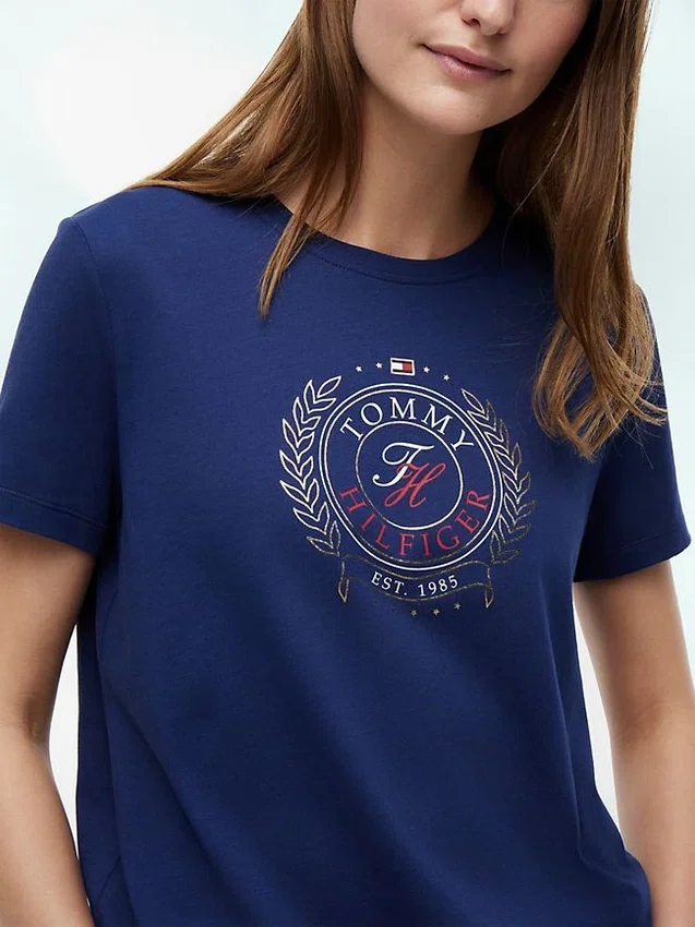 Foiled Laurel Leaf Logo T-Shirt Foiled Laurel Leaf Logo T-Shirt
