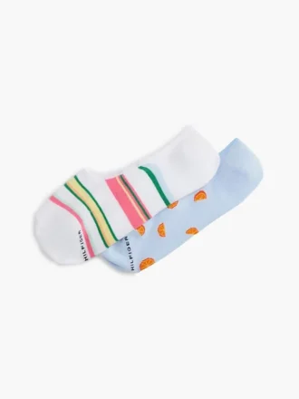 Fruit & Stripe No-Show Sock 2-Pack