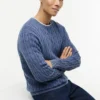 Garment-Dyed Cable Knit Sweater Garment-Dyed Cable Knit Sweater