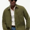 Garment-Dyed Denim Chore Jacket